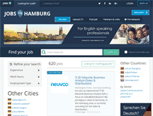Tablet Screenshot of jobsinhamburg.com